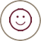 Circles smile icon