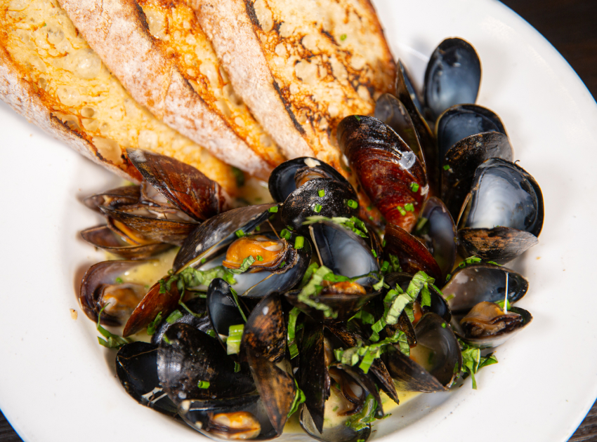 Mussels Vin Blanc